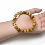 Gold Tiger Eye Pixiu Bracelet