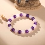 Gratitude Bracelet – Amethyst, Rose Quartz