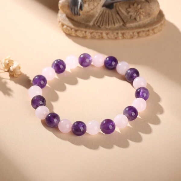 GratitudeBracelet-1 Gratitude Bracelet – Amethyst, Rose Quartz