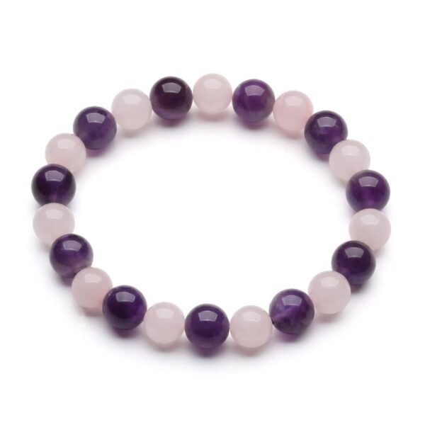 GratitudeBracelet-3 Gratitude Bracelet – Amethyst, Rose Quartz