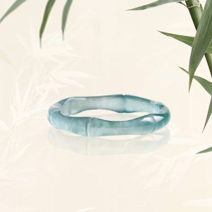Green Jade Wealth Ring - Buddha & Karma