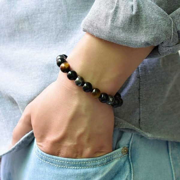 HematiteBlackObsidianTiger_sEyeTripleProtectionBracelet-16 FREE Triple Protection Bracelet - Buddha & Karma