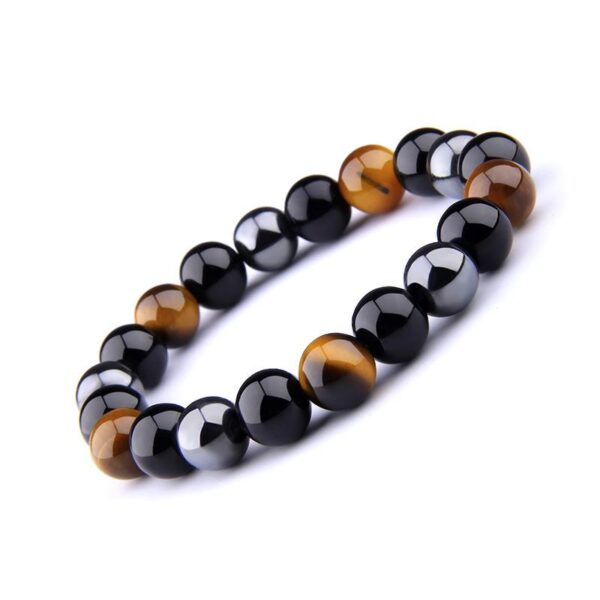 Hematite_Black_Obsidian_Tiger_s_Eye_Triple_Protection_Bracelet_-_10 FREE Triple Protection Bracelet - Buddha & Karma