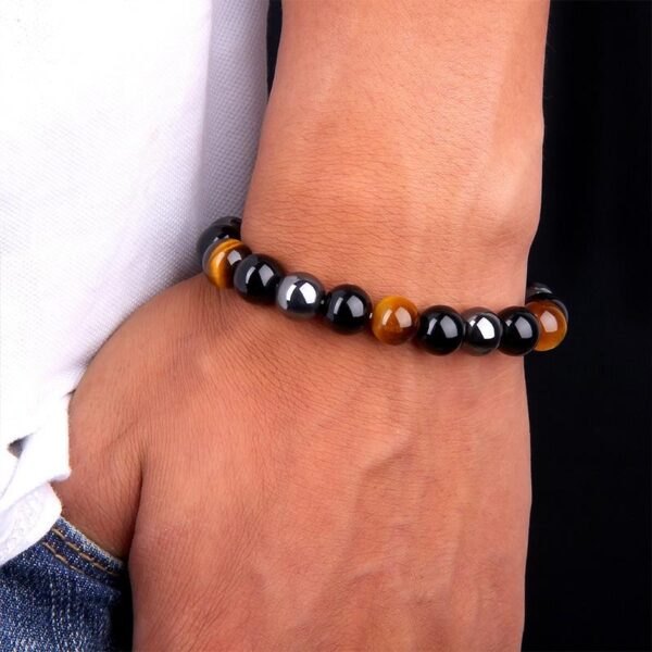 Hematite_Black_Obsidian_Tiger_s_Eye_Triple_Protection_Bracelet_-_11 FREE Triple Protection Bracelet - Buddha & Karma