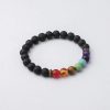 7 Chakra Lava Stone Bracelet - Essential Oil Diffuser - Buddha & Karma