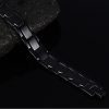 Magnetic Therapy Bracelets - Black, Silver, Gold - Buddha & Karma