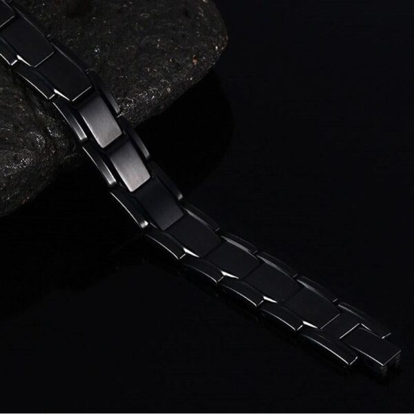 Magnetic Therapy Bracelets - Black, Silver, Gold - Buddha & Karma