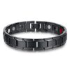 Magnetic Therapy Bracelets - Black, Silver, Gold - Buddha & Karma