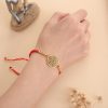 Metatron’s Cube Red String Bracelet | Buddha & Karma