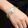 Natural Peridot Style Evil Eye Bracelet - Buddha & Karma