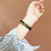 Double-Wrap Green Sandalwood & Black Onyx Bracelet – Balance & Protection