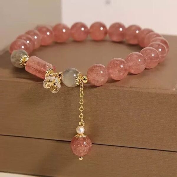 Blush Harmony Bracelet Set – Pink Crystal Beads for Love & Friendship