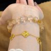 Golden Gourd Wealth Bracelet – Citrine & Rutilated Quartz for Prosperity