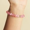 Pink Cat’s Eye Crystal Bracelet – Love, Luck & Romantic Energy
