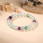 Exclusive: Rainbow Fluorite Healing Bracelet - Buddha & Karma