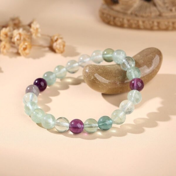 RainbowFluoriteHealingBracelet2 Exclusive: Rainbow Fluorite Healing Bracelet - Buddha & Karma