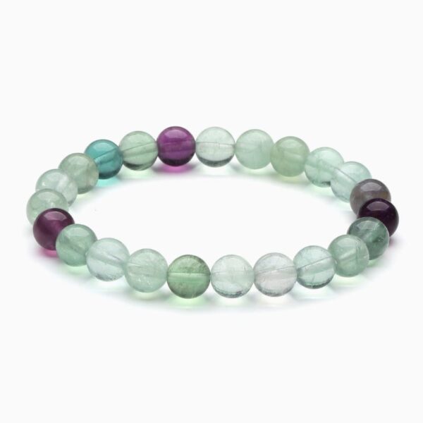 RainbowFluoriteHealingBracelet3 Exclusive: Rainbow Fluorite Healing Bracelet - Buddha & Karma