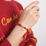 Red Agate Good Fortune Bracelet - Buddha & Karma