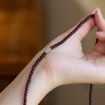 Exclusive: Red Garnet Beads Fu Wealth Bracelet - Buddha & Karma