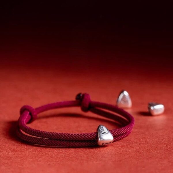 RedStringFuLuckyBracelet1 Red String Fu Lucky Bracelet - Buddha & Karma