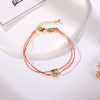 RedStringLuckyCloverBracelet3 Red String Lucky Clover Bracelet - Buddha & Karma