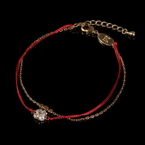 RedStringLuckyCloverBracelet8 Red String Lucky Clover Bracelet - Buddha & Karma