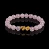 Exclusive: Rose Quartz Pixiu Love & Abundance Bracelet - Buddha & Karma
