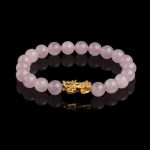 Exclusive: Rose Quartz Pixiu Love & Abundance Bracelet - Buddha & Karma