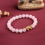 Exclusive: Rose Quartz Pixiu Love & Abundance Bracelet - Buddha & Karma