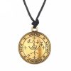 Sigil of the Archangel Michael Amulet - Protection Necklace - Buddha & Karma