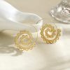 Spiral Hippie Hoops - Large Statement Earrings - Buddha & Karma