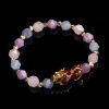 TheProsperityBracelet9 The Prosperity Bracelet - Amethyst, Aquamarine, Rose Quartz Pixiu - Buddha & Karma