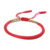 Tibetan Handmade Knot Bracelets - For Security - Buddha & Karma