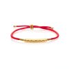 Tibetan Red String Bracelet - Buddhist Lucky Charm - Buddha & Karma
