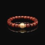 Tibetan Guardian Spirit Natural Yak Bone Bracelet - Buddha & Karma