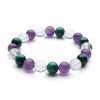 TripleHealingBracelet4 Triple Healing Bracelet – Amethyst, Malachite, Clear Quartz - Buddha & Karma