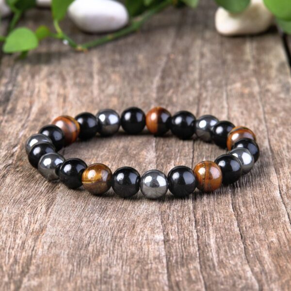 TripleProtectionBracelet-Tiger_sEye_Obsidian_Hematite-01 FREE Triple Protection Bracelet - Buddha & Karma