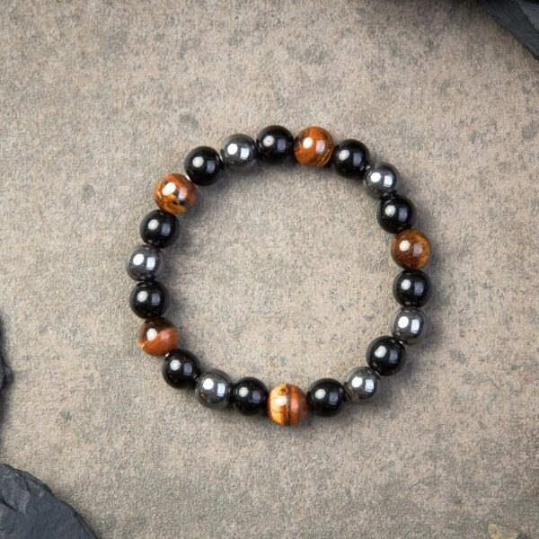 TripleProtectionBracelet-Tiger_sEye_Obsidian_Hematite-02 FREE Triple Protection Bracelet - Buddha & Karma