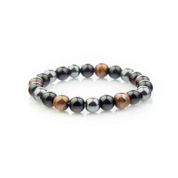 TripleProtectionBracelet-Tiger_sEye_Obsidian_Hematite-03 FREE Triple Protection Bracelet - Buddha & Karma