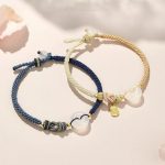 White Agate Fu Couple Bracelets - Give the Gift of Luck - Buddha & Karma