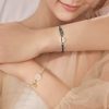White Agate Fu Couple Bracelets - Give the Gift of Luck - Buddha & Karma