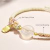 White Agate Fu Couple Bracelets - Give the Gift of Luck - Buddha & Karma