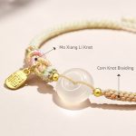 White Agate Fu Couple Bracelets - Give the Gift of Luck - Buddha & Karma