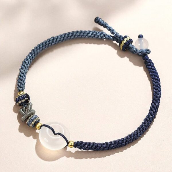 White Agate Fu Couple Bracelets - Give the Gift of Luck - Buddha & Karma