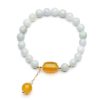WhiteJadeLongevityBracelet7 White Jade Longevity Bracelet - Buddha & Karma