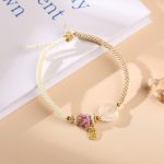 White Agate Fu Couple Bracelets - Give the Gift of Luck - Buddha & Karma