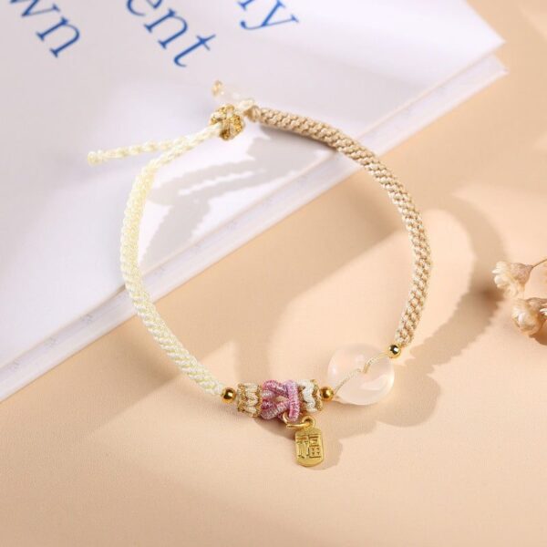 White Agate Fu Couple Bracelets - Give the Gift of Luck - Buddha & Karma
