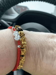 Gold-Plated Double Pixiu Bracelet - Extreme Wealth & Protection photo review