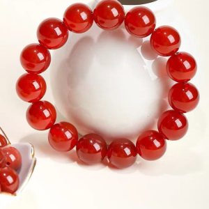 Red Agate Crystal Bracelet – Vitality & Protection