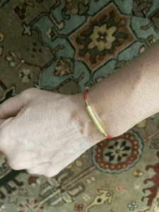 Tibetan Red String Bracelet - Buddhist Lucky Charm photo review
